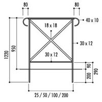 BARRIERE HALLE LG 2000 REF. 10781