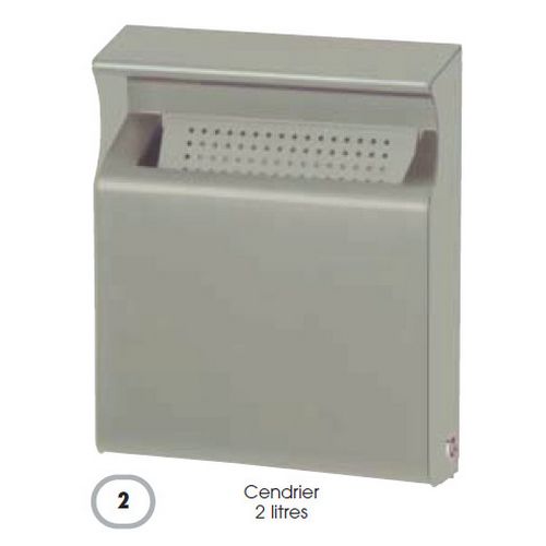 CENDRIER 2L KOPA MURAL GRIS RAL 9022