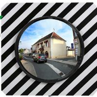 MIROIR ROUTIER POLY+ Ø600 + CADRE 900X900